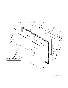 Freezer door Diagram and Parts List for CYE22TP3MED1  General Electric Refrigerator