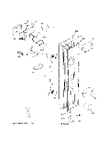 Freezer Door Diagram and Parts List for GSS25CGHXCWW  General Electric Refrigerator