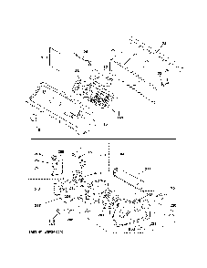 Backsplash, blower & motor assembly Diagram and Parts List for GTD84ECPN1DG  General Electric Dryer