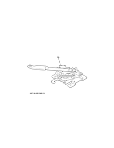 DOOR LOCK Diagram and Parts List for JB625DK2BB  General Electric Range