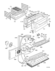 Part Location Diagram of DEL094503 GE Bracket