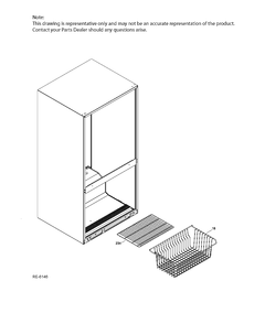 FZ BASKETS Diagram and Parts List for GBR20DTEBRBB  General Electric Refrigerator