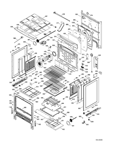 Part Location Diagram of WS01A00537 GE BRACKET CKT