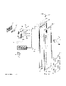 Freezer Door Diagram and Parts List for CSB48YP2NKS1  General Electric Refrigerator