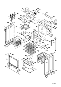 Part Location Diagram of WS01F01164 GE ELEMENT HALIANT 12 IN