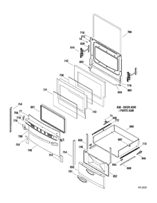 Part Location Diagram of WS01F00666 GE HARNESS MAIN