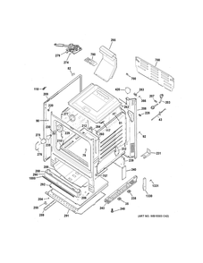 Body Parts Diagram and Parts List for XGB635DEK3BB  General Electric Range