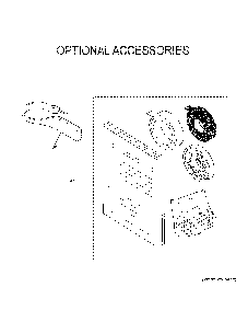 Optional Accessories Diagram and Parts List for ZHU30RDP2BB  General Electric Range