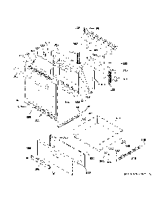 Door & drawer parts Diagram and Parts List for JGAS640RM2SS  General Electric Range