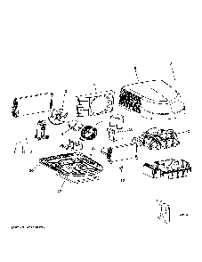 Part Location Diagram of WP43X28653 GE BASE-PAN FOAM