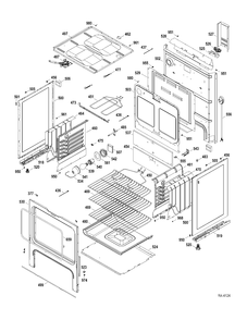 Part Location Diagram of WS01F00935 GE OUTLET - WB8M375
