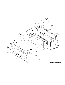 Upper Door Diagram and Parts List for JBS86SP2SS  General Electric Range