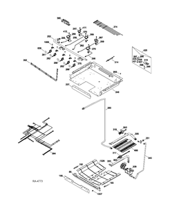 Part Location Diagram of WS01L07091 GE END SUPPORT RT