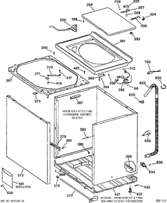 Part Location Diagram of 49-9979 GE USE & CARE