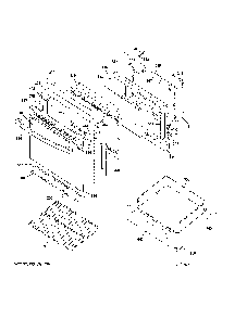 Door And Drawer Parts Diagram and Parts List for JBS460DM4BB  General Electric Range
