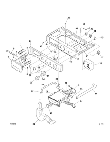 CONTROL PANEL Diagram and Parts List for WCXH208A0WW  General Electric Washer