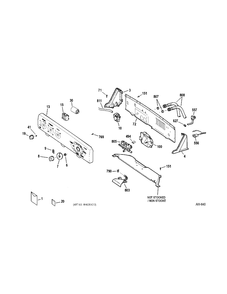 CONTROLS Diagram and Parts List for GBSR3140H3WW  General Electric Washer