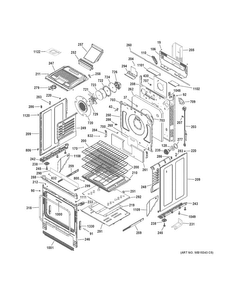 Body Parts Diagram and Parts List for JGS750SEF6SS  General Electric Range
