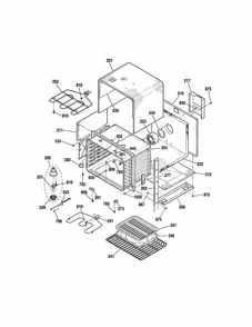 Part Location Diagram of WB2K5306 GE SD INSUL RET