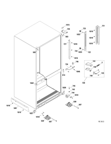 MISCELANEOUS PARTS Diagram and Parts List for MBRC0FAYARWW  General Electric Refrigerator