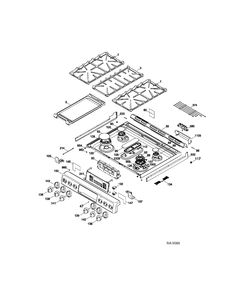 Part Location Diagram of WS01L03448 GE OVEN SIDE