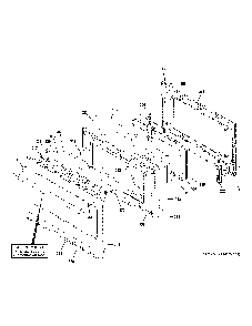 Lower Door Diagram and Parts List for CES750P2M3S1  General Electric Range