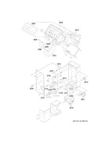 Control Parts Diagram and Parts List for AZ41E07EABM2  General Electric Air Conditioner