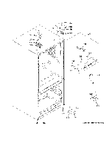 Case Parts Diagram and Parts List for GFE24JBLPFTS  General Electric Refrigerator