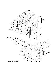 Door And Drawer Parts Diagram and Parts List for JGBS61RP3SS  General Electric Range