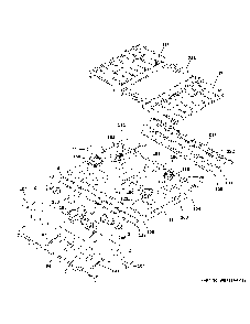 Control Panel And Cooktop Diagram and Parts List for JGSS66EEL4ES  General Electric Range