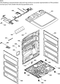 STRUCTURE Diagram and Parts List for GTD42EAMJ0WW  General Electric Dryer