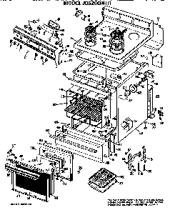 Part Location Diagram of WB53X226 GE DISCONTINUED