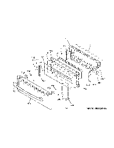 Upper door Diagram and Parts List for PS960BL5TS  General Electric Range