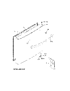 Freezer Door Diagram and Parts List for GBE21DGKVRWW  General Electric Refrigerator