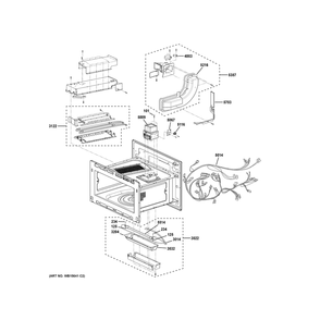 Insulator Parts (2) Diagram and Parts List for CSB923P2V1S1  General Electric Microwave
