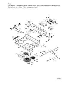 Part Location Diagram of WS01F08358 GE MAIN HARNESS