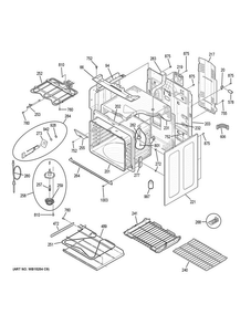 Part Location Diagram of WB18X25986 GE HARNESS WIRE SENSOR