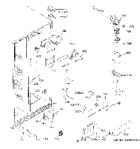 Fresh Food Section Diagram and Parts List for XSS25GYPECFS  General Electric Refrigerator