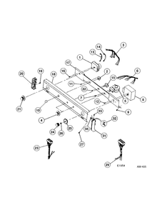 Part Location Diagram of 5303211166 Frigidaire DIAL-WASHER TIMER
