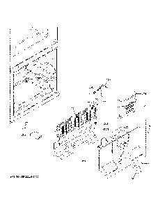 Freezer Section Diagram and Parts List for GBE21DYKBRFS  General Electric Refrigerator