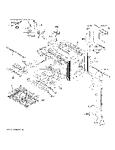 Upper Oven Diagram and Parts List for JTD5000EN2ES  General Electric Wall Oven