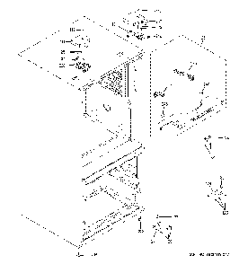 Case Parts Diagram and Parts List for CWE19SP2NLS1  General Electric Refrigerator