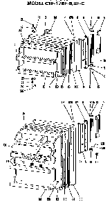 Doors Diagram and Parts List for CTF17BFB  Hotpoint Refrigerator