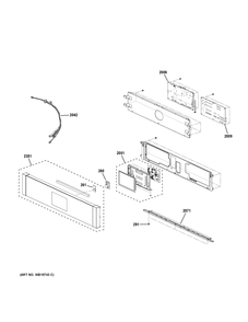 Control Parts Diagram and Parts List for PT9900SW1SS  General Electric Wall Oven
