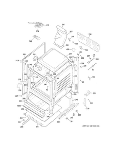 Body Parts Diagram and Parts List for JGB640DEF4WW  General Electric Range