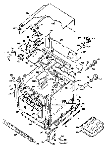 Replacement Parts Diagram and Parts List for JKP07G0J3  General Electric Wall Oven