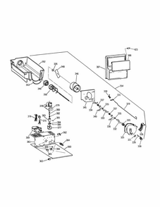Ice Bucket Diagram and Parts List for 3639552714  Kenmore Refrigerator