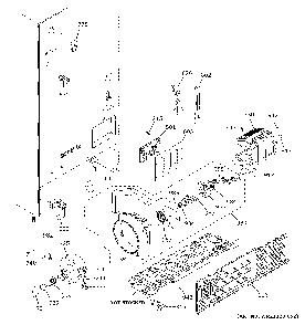 Machine compartment Diagram and Parts List for GYE18JBLNFTS  General Electric Refrigerator