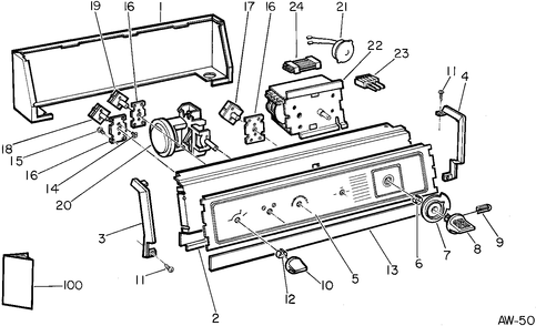 Part Location Diagram of WH12M145 GE NO LONGER AVAILABLE