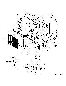 Room Air Conditioner Diagram and Parts List for UUC148WCDBA1  General Electric Air Conditioner
